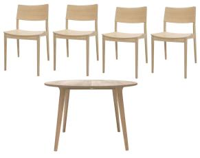 Clean Runt &Oslash;115 cm Vitoljad ek - Svenska Hem - Bonus M&ouml;bler