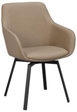 Alison Metallben / L&auml;der Beige l&auml;der | Rowico Home | Bonus M&ouml;bler