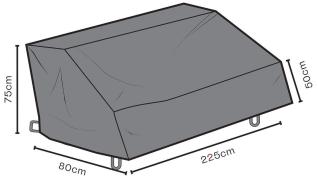 Soffa Blixt Andas, 225X80, H50/75 cm - Brafab - Bonus M&ouml;bler