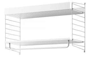 String Hatthylla Paket 80 cm Vit | String | Bonus M&ouml;bler