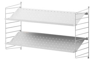 String Skohylla Paket 80 cm Vit | String | Bonus M&ouml;bler