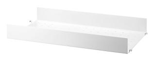 String Metallhyllplan H&ouml;g Kant 58X30 cm Vit | String | Bonus M&ouml;bler