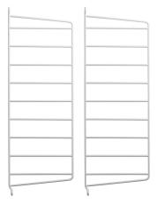 String V&auml;ggavlar 50X20 cm 2-pack Vit - String - Bonus M&ouml;bler