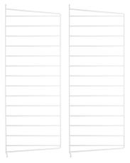 String V&auml;ggavlar 75X30 cm 2-pack Vit - String - Bonus M&ouml;bler