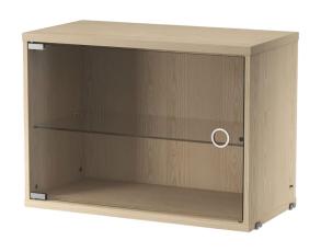 String Sk&aring;p med glasd&ouml;rr 58X30 cm | String | Bonus M&ouml;bler