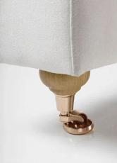 Hjulben tr&auml;, koppar, 13 cm | Furninova | Bonus M&ouml;bler