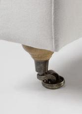 Hjulben tr&auml;, oxiderat, 13 cm | Furninova | Bonus M&ouml;bler