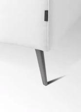 Massimo metall, krom borstad, 14 cm | Furninova | Bonus M&ouml;bler