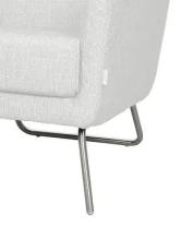 Lafayette metall, krom borstad | Furninova | Bonus M&ouml;bler