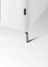 Petito metall, krom svart, 10 cm | Furninova | Bonus M&ouml;bler