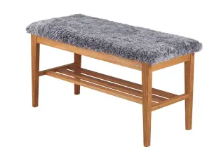 Nadja F&aring;rskinn Ljusgr&aring; Oljad Ek - Oscarssons M&ouml;bel - Bonus M&ouml;bler