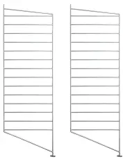 String Golvgavlar 85X30 cm 2-pack Galvaniserad | String | Bonus M&ouml;bler