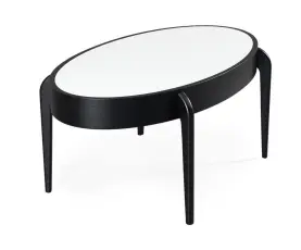 Center 120X65 cm Svartbetsad Ek | Bordbirger | Bonus M&ouml;bler