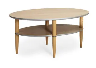 Madrid 110X70 cm Bj&ouml;rk / Silverkant | Bordbirger | Bonus M&ouml;bler