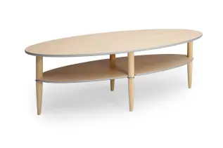 Madrid 160X70 cm Bj&ouml;rk / Silverkant | Bordbirger | Bonus M&ouml;bler