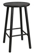 Zigzag 63 cm Svart Ask | Hans K | Bonus M&ouml;bler