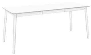 Zigzag 127-180X75 cm Vit Bj&ouml;rk / MDF - Hans K - Bonus M&ouml;bler