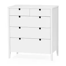 Klinte 3+2 L&aring;dor Djup Vitlack | Torkelson | Bonus M&ouml;bler