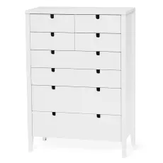 Klinte 4+4 L&aring;dor Bred Vitlack | Torkelson | Bonus M&ouml;bler