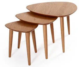 Team L&aring;g 40X40 cm Ek | Bordbirger | Bonus M&ouml;bler