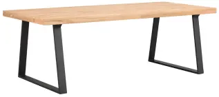 Brooklyn 220X95 cm U Metallben Lackad Ek | Rowico Home | Bonus M&ouml;bler