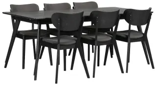 Yumi 190 och Kato Svartlack - Rowico Home - Bonus M&ouml;bler