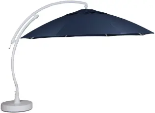 Easy Sun &Oslash;375 cm Vit / Marinbl&aring; | Brafab | Bonus M&ouml;bler