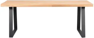 Brooklyn 170X95 cm U Metallben Lackad Ek | Rowico Home | Bonus M&ouml;bler