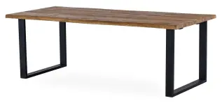 Exxet 210X95 cm Oljad Vildek U-ben | Torkelson | Bonus M&ouml;bler