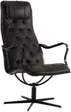 Chic L&auml;der Classic Svart | Br&ouml;derna Anderssons | Bonus M&ouml;bler