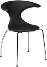 Flair L&auml;der / Krom Black - Dan-Form - Bonus M&ouml;bler