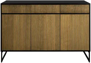 Line 3D+3L H&ouml;g Burned Walnut Black | Englesson | Bonus M&ouml;bler