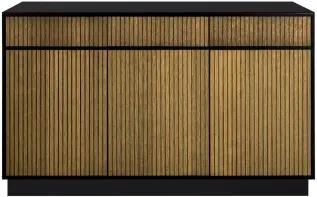 Line 3D+3L H&ouml;g Burned Walnut Black | Englesson | Bonus M&ouml;bler