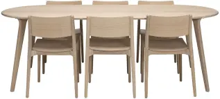 Clean och 6 stolar | Svenska Hem | Bonus M&ouml;bler