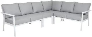 Samvaro H&ouml;g Vit / Gr&aring; | Brafab | Bonus M&ouml;bler