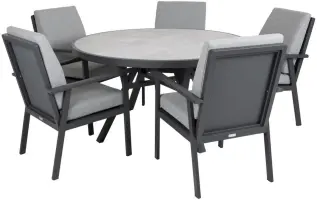 Samvaro &Oslash;140 cm Antracit / Gr&aring; - Brafab - Bonus M&ouml;bler