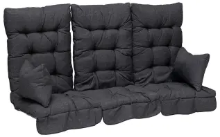 Hammockset 78 174 cm bred Svart melange polyester - Hillerstorp - Bonus M&ouml;bler