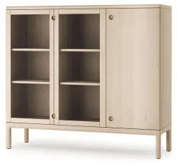 Prio H&ouml;g Bj&ouml;rk Glasd&ouml;rrar / tr&auml;d&ouml;rr | Stolab | Bonus M&ouml;bler