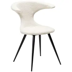 Flair Boucl&eacute;tyg rPES / Runda Svart Dove | Dan-Form | Bonus M&ouml;bler