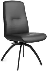 Freetime utan armst&ouml;d, snurrfot L&auml;der | Conform | Bonus M&ouml;bler