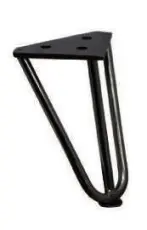 Metallben svart | Burh&eacute;ns | Bonus M&ouml;bler