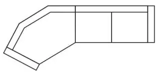 Arm + cozyh&ouml;rn + 3-sits + arm | Burh&eacute;ns | Bonus M&ouml;bler