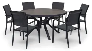 H&aring;nger Keramiskt glas &Oslash;140 cm Svart - Hillerstorp - Bonus M&ouml;bler