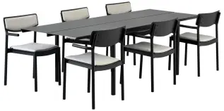 B45 250X92 cm och Gusty Bord med 6 stolar - Brafab - Bonus M&ouml;bler