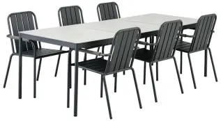 Nox 237X90 cm och Innes Antracit - Brafab - Bonus M&ouml;bler