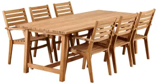 Keros 220X100 cm Teak - Brafab - Bonus M&ouml;bler