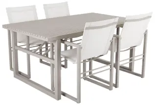 Vevi 160X90 cm Khaki / Offwhite - Brafab - Bonus M&ouml;bler