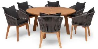 Ringsj&ouml; &Oslash;150 cm och Himmelsn&auml;s M&ouml;rkgr&aring; - Hillerstorp - Bonus M&ouml;bler