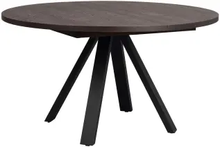 Maddock &Oslash;135 cm Brunoljad ek / Svart | Rowico Home | Bonus M&ouml;bler