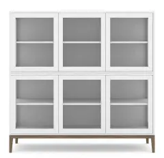 Edge 2.0 2-sektioner 6 d&ouml;rrar Burned Walnut White | Englesson | Bonus M&ouml;bler